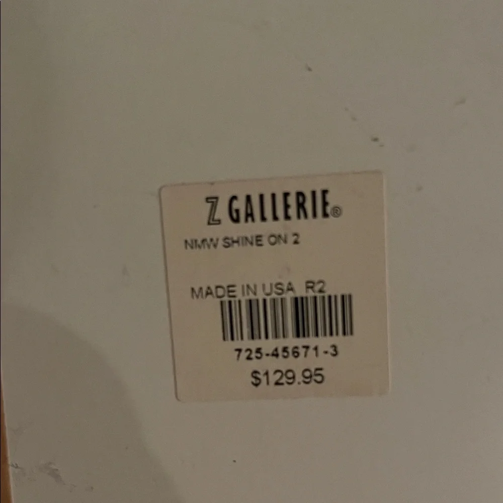 Z Gallerie Shine On 2 Art - Picture 2 of 5